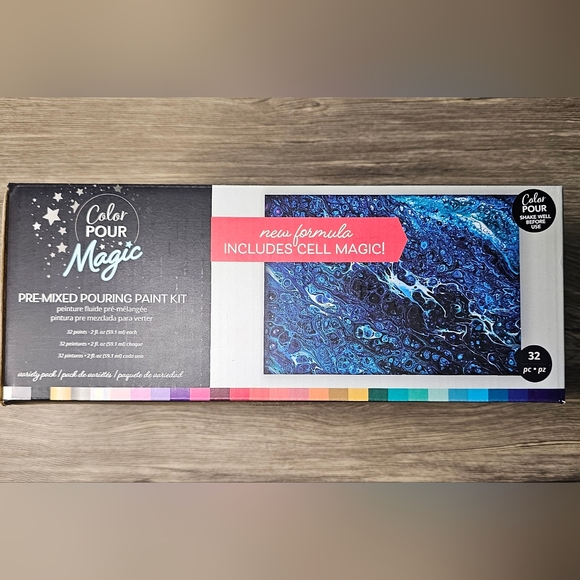 Color Pour Magic ● Acrylic Paint Pour Kit - Picture 3 of 5
